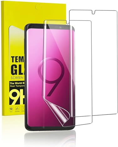 MiniMing Schutzfolie für Panzerglas für Samsung Galaxy S9, 2 Stück 0.25mm HD Klarsicht Displayschutz für Samsung S9 Folie, Soft TPU Anti-Kratz Panzerglasfolie für Galaxy S9 Schutzglas