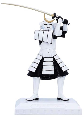 Nemesis Now Stormtrooper The Last Samurai Figur, 19,3 cm, handbemalter Samurai Stormtrooper aus Kunstharz mit Schwert, Sci-Fi-Sammelstück, für Star Wars Fans