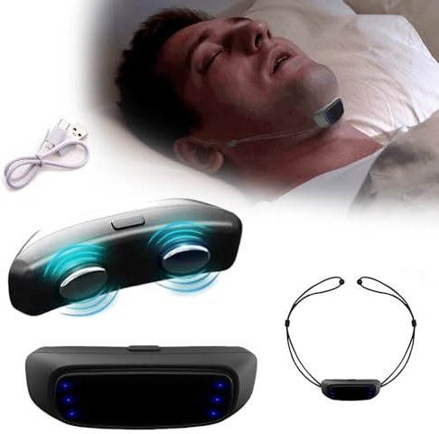 Dispositif Anti Ronflement, Mini Détection Sonore Intelligente Anti-ronflement Electrique pour Améliore la Qualité du Sommeil et Soulage la Fatigue