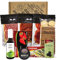 Spanische Geschenke, Serrano Schinken, Pata negra chorizo, Pata negra salami, Sardinen, Oliven, geschenkset