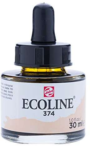 Ecoline Flüssige Aquarellfarbe Flasche 30 ml Rosa beige 374 (11253741)