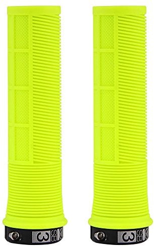 Muc-Off Unisex Race en 1 Paar Fahrradgriffe, Neongelb/Schwarz, 130x29