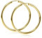 MATERIA Damen Creolen Gold 585 Ohrringe 30mm Goldcreolen flexibel mit Geschenk-Box Made in Germany #GO-6