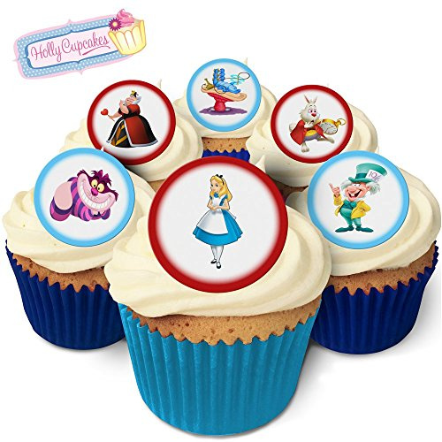 24 Wunderschöne essbare Kuchendekorationen: Alice im Wunderland / Alice in Wonderland