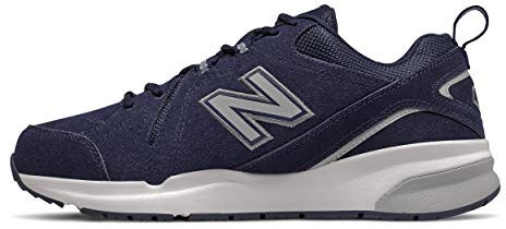 New Balance Men's 608v5 Casual Comfort Walking Shoe, Pigment/Gunmetal, 16 4E US