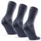 DANISH ENDURANCE 3 Paar Bambus Business Socken, Bunte Sommersocken, Superweich & Atmungsaktiv, Anti-Blasen, Unisex für Herren & Damen, Grau 3 Paar, 43-47