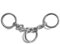 Ganzoo Zugstopp-Adapter aus Edelstahl, Durchzugs-Kette, DIY Hunde-Halsband, nichtrostend, Ideal mit Paracord 550