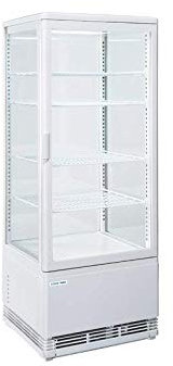 Vetrina Frigorifero 4 Fatti Vetrati Positive Bianco - 98 Litri - Cool Head -