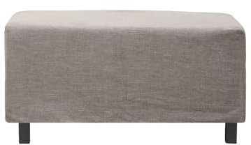 House Doctor, Pouf, Hazel Night, Grau/braun