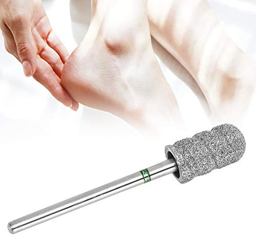 Foot Nail Drill Bit, Stainless Steel Pedicure Foot Calluses Polishing Grinding Head Dead Skin Remover Drilling Machine Accessory Tool for Hand Foot Nail and Skin
