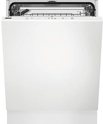 Zanussi ZDLN2521 Lavavajillas Integrado Airdry 13 cubiertos, Display LCD, Desconexión automática, 6 programas a 3 temperaturas, Motor Inverter, Puerta deslizante, 47 dBA, Blanco, 60 cm