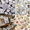 Zonster 46pcs / Box Vintage Reise-Aufkleber Kraft Dekorative Klebe-Etikett Sealing Abziehbilder für Scrapbooking Tagebuch DIY Alben Brief