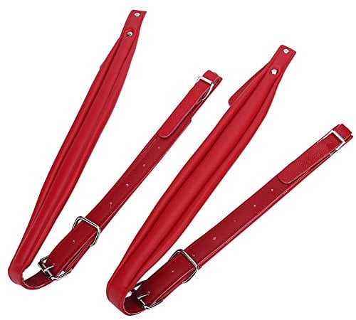 Akkordeon-Schultergurt-Set, Wasserdicht, Verstellbar, für 16-120 Bass-Akkordeon, Rot