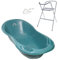 Baignoire bébé thermomètre Vert viride Météo 102 cm + Pied + Tuyau
