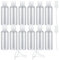 PIANKEKE 12 Pièces Bouteilles de Voyage, 100 ML Flacon de Voyage en Plastique Vide, Bouteilles Contenants de Voyage en Avion Cosmétiques avec 2 Buses et 2 Petits Entonnoir pour Shampoing