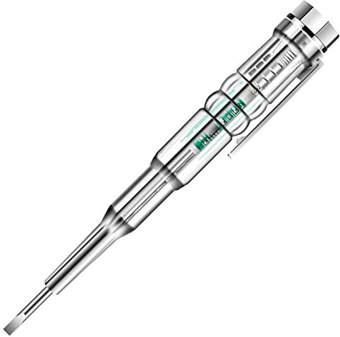 Rooeling Voltage Tester | Non- Induction Voltage Tester | Glow Mains Electrical Tester Screwdriver Live Wire Detector Socket Tester | Neon Bulb Electric Tester AC