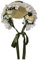 COSDREAMER Mädchen Frauen Viktorianische Hauben Spitze Blumen Tee Party Hüte (Schwarz)