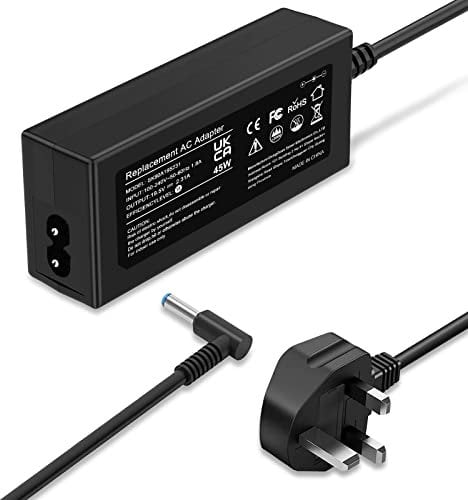 45W Laptop Charger HP Pavilion 11 13 15 X360 Stream 11 13 14 HP Split 13 x2 HP Chromebook AC Adapter Power Cord Charger 741727-001 TPN-C125 [4.5 x 3.0mm]