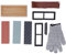 Knife Sharpening Stone Kit Bamboo Base Oilstone Professional Whetstone Sharpener Stone Set for Meat Cleaver Knife Sharpening Stone Kit