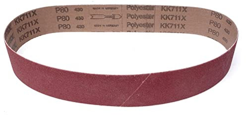 VSM KK711X Schleifband/Gewebe Schleifbänder | 150 x 2280 mm | u.a. für Metall & Stahl | Körnung/Korn: 50 (20 Bänder)