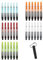 KOTO - Dartschäfte Collection Short, 30 Shafts & praktischer Shaft Remover, Nylon Shafts