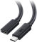 Cable Matters 20Gbps USB 4 Extension Cable 1m, True Reversible Design (USB C Extension Cable/USB C Extender/Type C Extension Cable)