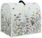 HUISEFOR Floral Mixer Covers for Kitchen Aid 4.5-5 Quart Mixer Dust Cover with Top Handle Dustproof Food Processor Cover Kitchen Appliance Accessories