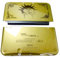 Speziell für New3DSXL Extra Shell Gehäuse Case Case ZLD Gold Color A/E Face Replacement, für New 3DS New3DS New3DS XL LL 3DSXL New3DSLL Konsolen, für Mezula Mask Edition Top/Bottom Cover Plates