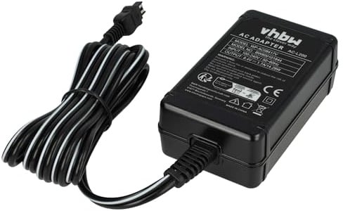 vhbw 1x Netzteil kompatibel mit Sony Handycam DCR-PC109 | DCR-PC109E, DCR-PC350E, DCR-PC350, DCR-PC53E Kamera, Digitalkamera, 2m