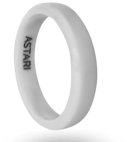 ASTARI® Atlantis - Zahlungsring - Kontaktloses Bezahlen - Digitale Visitenkarte - Weiß - NFC - Tragbar - Gadget - Ringe - Kein Aufladen - Wasserdicht - Unisex - Wearables - Brieftasche - Smartring,