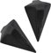 Goulifan 2 Stück Holzspalter Diamantförmiger 4-seitiger Holzspaltkeil, 1,6 kg Keil Holzspaltkeil Spaltgranate Holzspalter Schwarz Fällkeil, solide & sicher