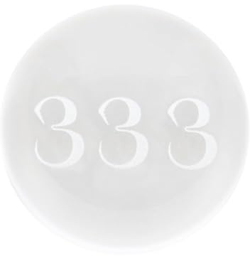 333 Angel Number Glass Crystal Ball with Inner Laser Engraving – Symbol of Divine Guidance, Love, and Protection for Spiritual Connection, Positive Energy, and Personal Growth