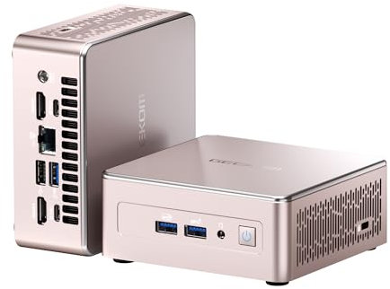 GEEKOM A5 Mini PC, AMD Ryzen 7 5825U (8C/16T, Jusqu’à 4.5GHz), 16Go DDR4 RAM, 512Go SSD M.2 PCIe NVMe, Graphiques Vega 8, Windows 11 Pro, Mini Ordinateur de Bureau 8K UHD, Wi-FI 6, BT 5.2, USB 3.2
