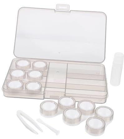 SAFIGLE Eye Contacts Lenses Case Box Small Lens Holder Adorable Lens Organizer Ideal for Travel Daily Use