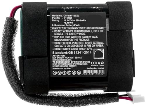 ZMLMAJJ C196G1 Speaker Battery 11.1V 5200mAh/6800mAh - Compatible With Marshall Tufton(6500mAh)