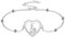 Yinsen Schwester Armband 925 Sterling Silber Freundschaft Armband Damen Schmuck Geschenke für Schwester Beste Freundin Geburtstagsgeschenk Weihnachtsgeschenke
