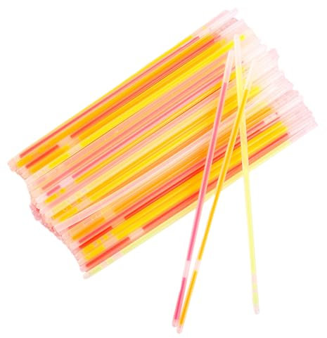 Warmhm 100stücke Leuchtstab-armbänder Glow Sticks Für Partys Festivals Junge Mädchen Geburtstage Camping Leuchten Im Dunkeln