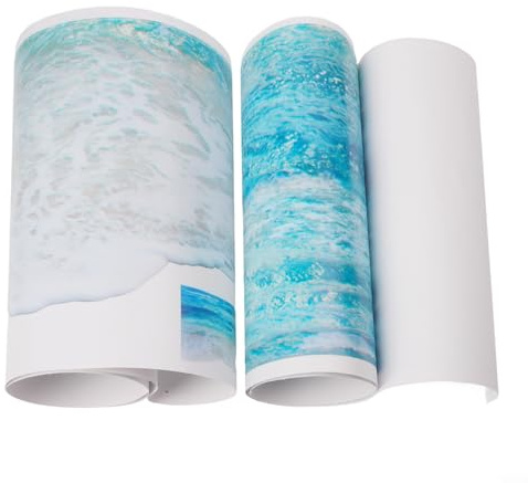 3D Beach Waves Stickers Murals Wall Print Decal Floor Stickers for Decorating Dormitories Offices and Bathrooms