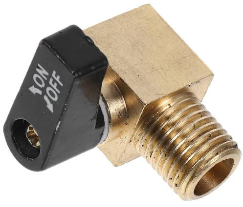jojofuny Air Compressor Drain Valve Precise Flow Control 1/4 Npt Outer Threaded for Mini Copper Valve Part Leak-Free Connection and Household Use | Precise Flow Control, Quick Installation, Leak Free Connection, Industrial and Household Use, Replacement Valve