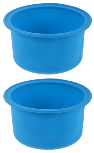 2 Pack Silicone Wax Melt Cup Liner 4.72x2.55 inch round Insert