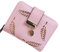 TMEOG Porte Monnaie Femme, Porte-Monnaie en Cuir Bifold Wallet en Cuir en Cuir Porte-Cartes en Cuir Porte-Monnaie en Cuir, S_Rose, S, Vintage, S_Rose, S, Vintage