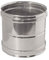 RACCORDO CALDAIA DI GIUNZIONE 120 mm F-F TUBI ACCIAIO INOX GIUNTO CANNA FUMARIA
