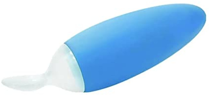 Boon Boon Squirt Silicone Baby Food Dispensing Spoon, Blue, Blue