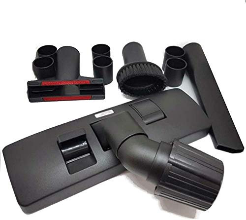Maxorado Staubsauger Ersatzteil Set Kombidüse Düsen Bürste Set Universal Bodendüse kompatibel mit Genialvac BVC Weidinger Nilfisk Zentralstaubsauger Bürste Sofa Zubehör Staubsaugerbürste Fuß