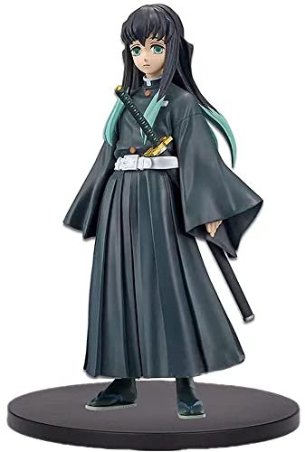 Jilijia Tokitou Muichirou Figur Statue Kanroji Mitsuri Figur Halter Weihnachten Party Dekor Sammlerstück Geschenke Home Ornaments Niedliche Raumdekoration