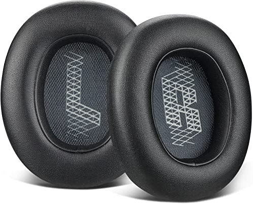 SOULWIT Ersatz Ohrpolster für JBL E65 (E65BTNC)/Live 650 (650NC 650BTNC)/Duet NC Over-Ear-Kopfhörer, Ersatzpolster mit weicherem Leder