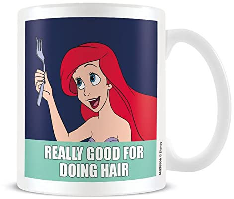 Disney Meme The Little Meerjungfrau Tasse in Geschenkbox (Dinglehopper Design), 325 ml Keramiktasse
