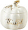 Kate Aspen Thankful White Pumpkin Dekorative Schale – Schmuckhalter/Süßigkeitenschale, Herbstdekoration, Heimdekoration, Duschpreis (23272NA)