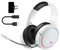 Kabelloses Gaming-Headset, Bluetooth Kopfhörer mit Mikrofon, 2,4 GHz Wireless Headphones Over-Ear Kopfhörer Surround Sound, Ultraniedrige Latenz für PS4, PS5, Switch, Xbox, PC, Laptop -Weiß