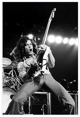 Eddie Van Halen Musikposter Leinwand Poster Schlafzimmer Dekor Sport Landschaft Büro Zimmer Dekor Geschenk ungerahmt 30 x 45 cm